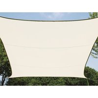 Perel Schattentuch / Sonnensegel Rechteckig - 2x3m - Creme