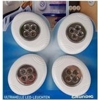 Grundig Kabellose Led-Strahler - 4-teilig - Montage ohne Bohren