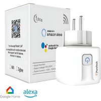PuroTech Smart Plug - Timer & Energiezähler - Smart Plug - Geeignet für Alexa / Google Home - Verbrauchsmesser - Energiekosten