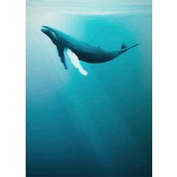 Komar Vliestapete »Artsy Humpback Whale«