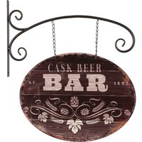 Ambiente Haus Metallbild »Pub Schild 48cm«