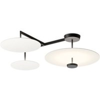 Vibia Flat LED-Deckenleuchte 4-flg. Ø 55 cm weiß