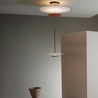 Vibia Flat LED-Hängelampe 3-flg. Ø 90cm terracotta