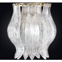 Wandleuchte Petali mit Muranoglas 19 cm