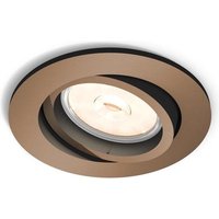 Philips Donegal Downlight - 1 Lichtpunkt - Kupfer/Messing