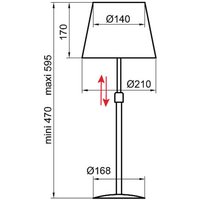 Aluminor Store Tischlampe