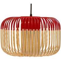 Forestier Bamboo Light S Pendellampe 35 cm rot