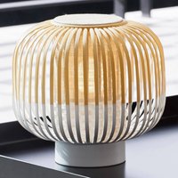 Forestier Bamboo Light S Tischlampe 24 cm weiß