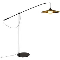 Forestier Parrot Stehlampe mit Abacá-Schirm