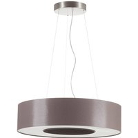 LED-Pendelleuchte Donut dimmbar 22 W taupe