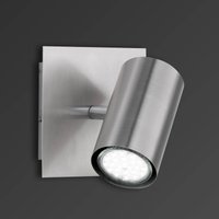 Wandspot Dora mit verstellbarem Spot - nickel matt