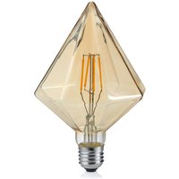 LED-Lampe E27 4W 2.700K Diamant amber