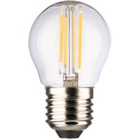 LED-Tropfenlampe E27 4W 2.700 K Filament klar