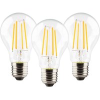 Müller Licht LED-Lampe E27 7W 827 Filament 3er