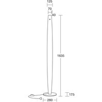 HerzBlut Arco LED-Stehlampe Dimmer