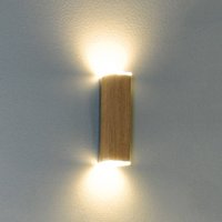 HerzBlut Leonora LED-Wandlampe up&down Eiche geölt