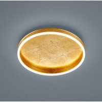 Helestra Sona LED-Deckenleuchte dimmbar Ø40cm gold