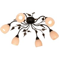 Menzel Chalet - florale Deckenlampe mit Glastulpen