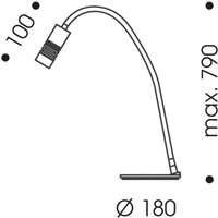 OLIGO A little bit colour Tischlampe schwarz/schwa