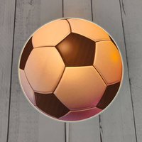 Wandleuchte Fußball mit Schalter und Stecker