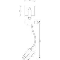 LED-Wandleuchte Brahe I