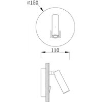 LED-Wandlampe Brahe IV