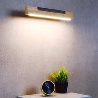 LED-Wandleuchte Madera unten strahlend