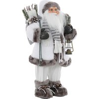 HOSSNER - HOMECOLLECTION Weihnachtsmann »Santa mit weissem Mantel und Laterne«