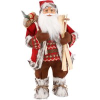 HOSSNER - HOMECOLLECTION Weihnachtsmann »Santa mit Skiern unter dem Arm und Geschenken«