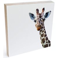 Wall-Art Holzbild »Tischdeko Giraffe Holzbild«