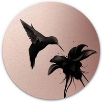 Wall-Art Metallbild »3D Kolibri Metallschild Vogel«