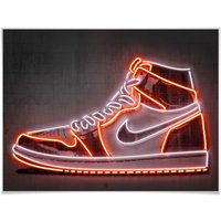 Wall-Art Poster »Mielu Nike Schuh Neon Sneaker«