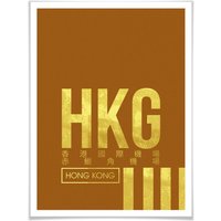 Wall-Art Poster »Wandbild HKG Flughafen Hong Kong«