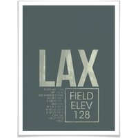 Wall-Art Poster »Wandbild LAX Flughafen Los Angeles«