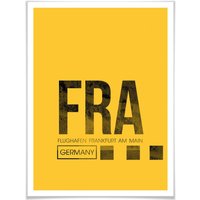 Wall-Art Poster »Wandbild FRA Flughafen Frankfurt«