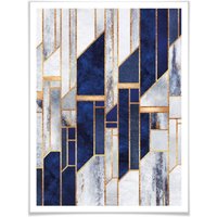 Wall-Art Poster »Blauer Winter Himmel«