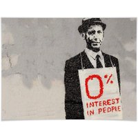 Wall-Art Poster »Graffiti Bilder Zero interest in people«