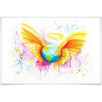 Wall-Art Poster »Angel Schutzengel Mutter Erde«