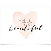 Wall-Art Poster »Hello Beautiful«