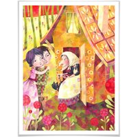 Wall-Art Poster »Märchen Wandbilder Hänsel und Gretel«