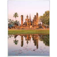 Wall-Art Poster »Buddhistischer Tempel Sukhothai«