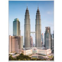 Wall-Art Poster »Petronas Towers Kuala Lumpur«