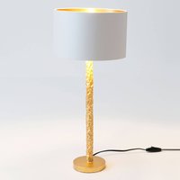 Tischlampe Cancelliere Rotonda weiß/gold 57 cm