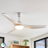 Starluna Pira LED-Deckenventilator 3 Flügel weiß