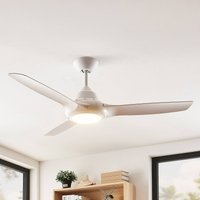 Starluna Aila LED-Ventilator 3 Flügel weiß