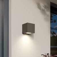 Arcchio Tassnim LED-Außenwandlampe silber 1-fl.