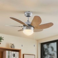 Lindby Deckenventilator mit Licht Minja