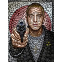 Wall-Art Poster »Rapper Kunstdruck Eminem«