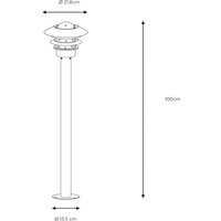 Pollerleuchte Zico aus Aluminium