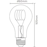 LED-Lampe E27 A60 4W 2.200K amber Tag/Nacht-Sensor